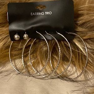 EARRING TRIO - Three pairs of earrings  #105